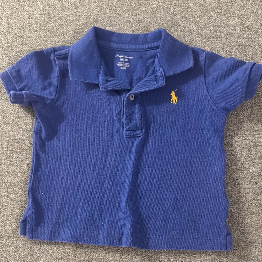 5/$15- Polo by Ralph Lauren Kids Blue Polo Shirt